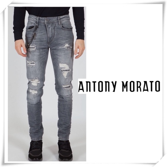 Antony Morato Tyler Carrot Stretch Slim fit Jeans - Picture 1 of 8